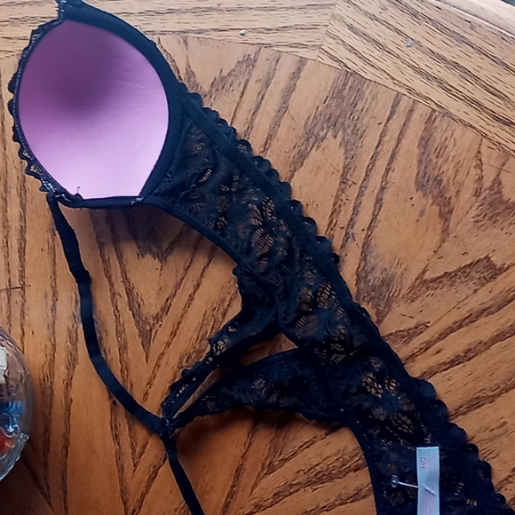 Victorias secret pink date racerback lace pushup bra EUC - Picture 8 of 8